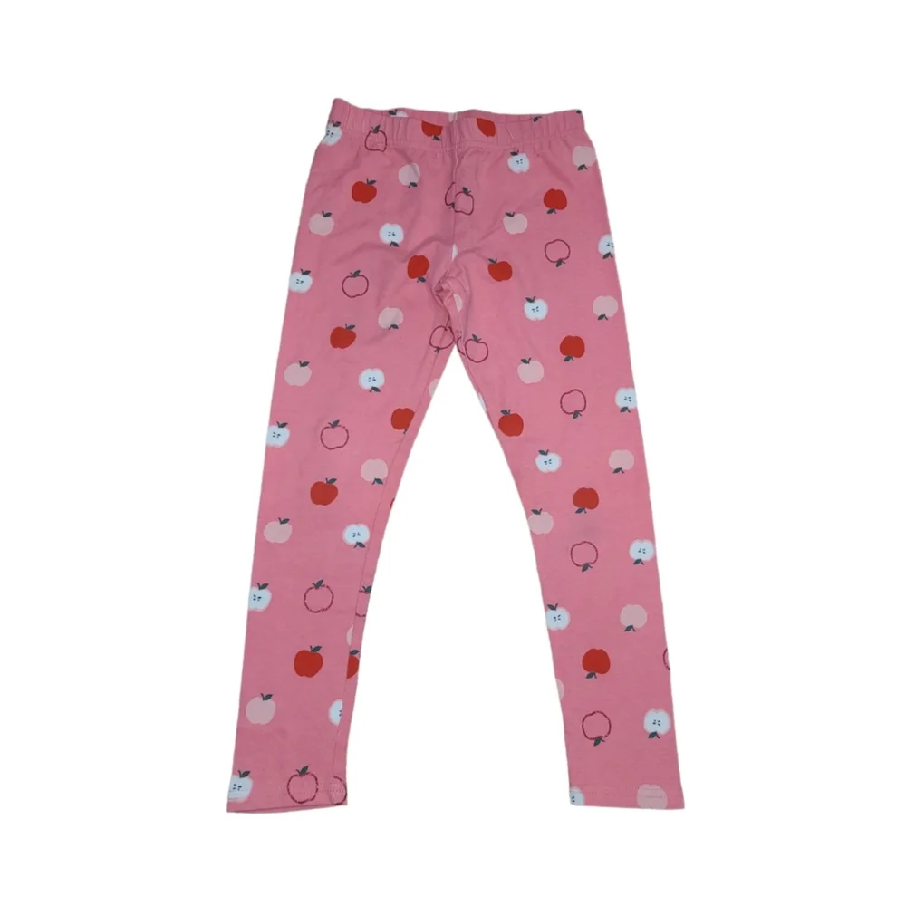 Adorable Apple Ruffle Top & Legging Set sz 8 - Picture 3 of 5